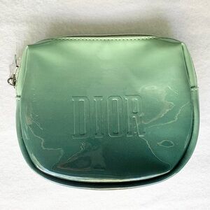 Christian Dior Ombre Green Cosmetic Bag NWOT